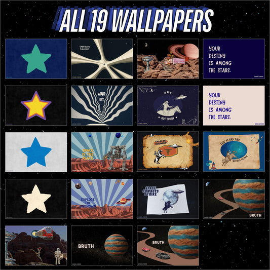 Full Pack - All 19 | Planet Bruth Macbook Wallpapers