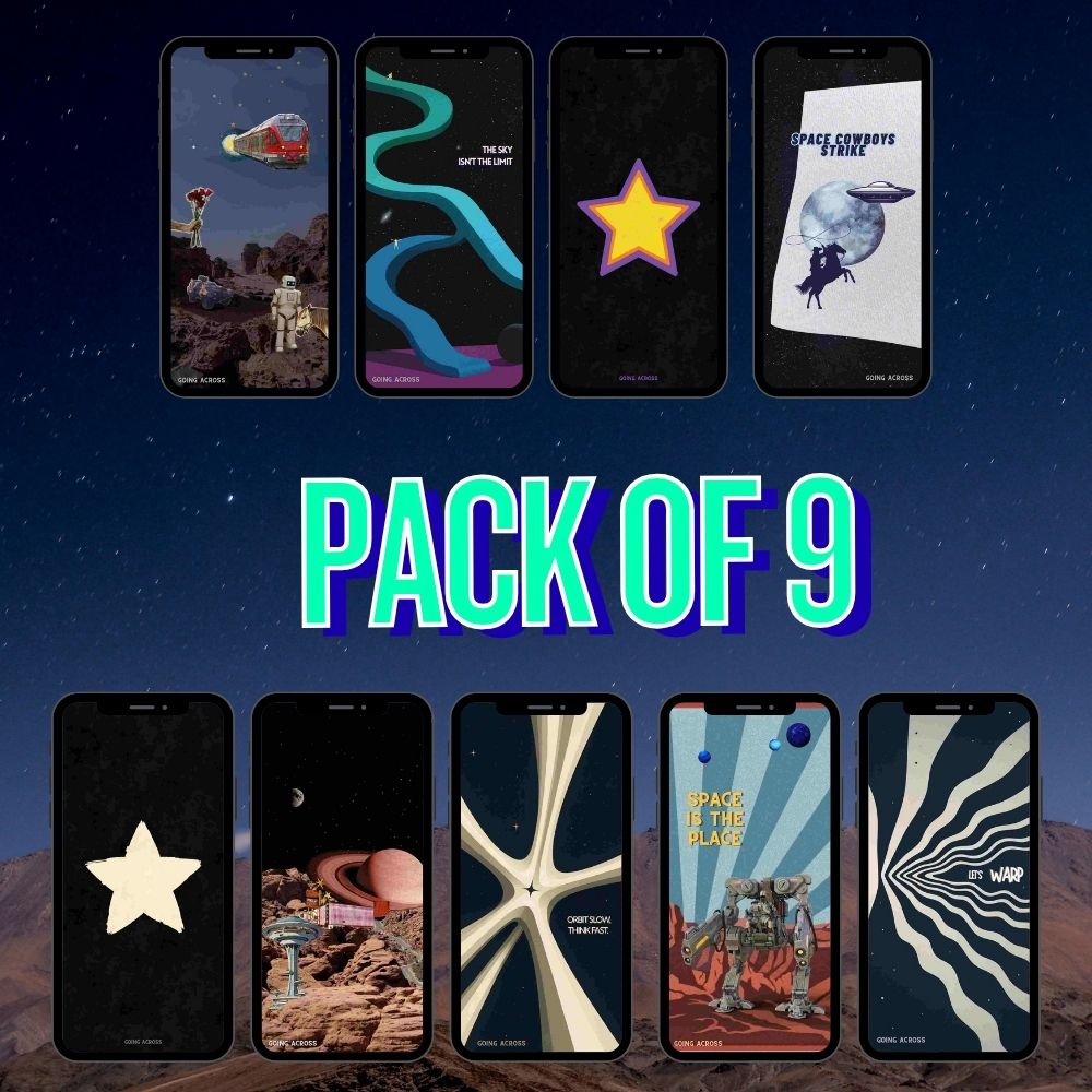 Pack of 9 | Planet Bruth Phone Wallpaper