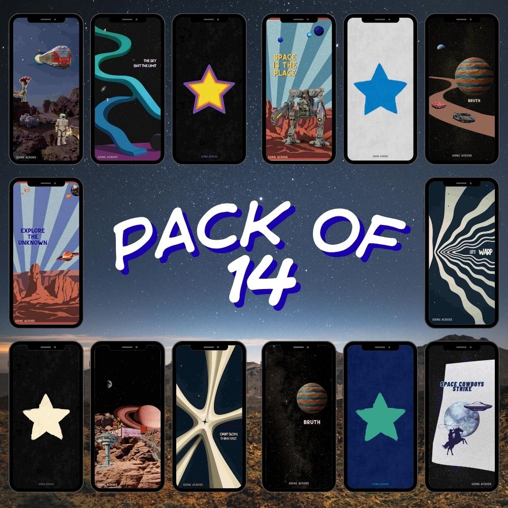 Full Pack of 14 | Planet Bruth Phone Wallpaper