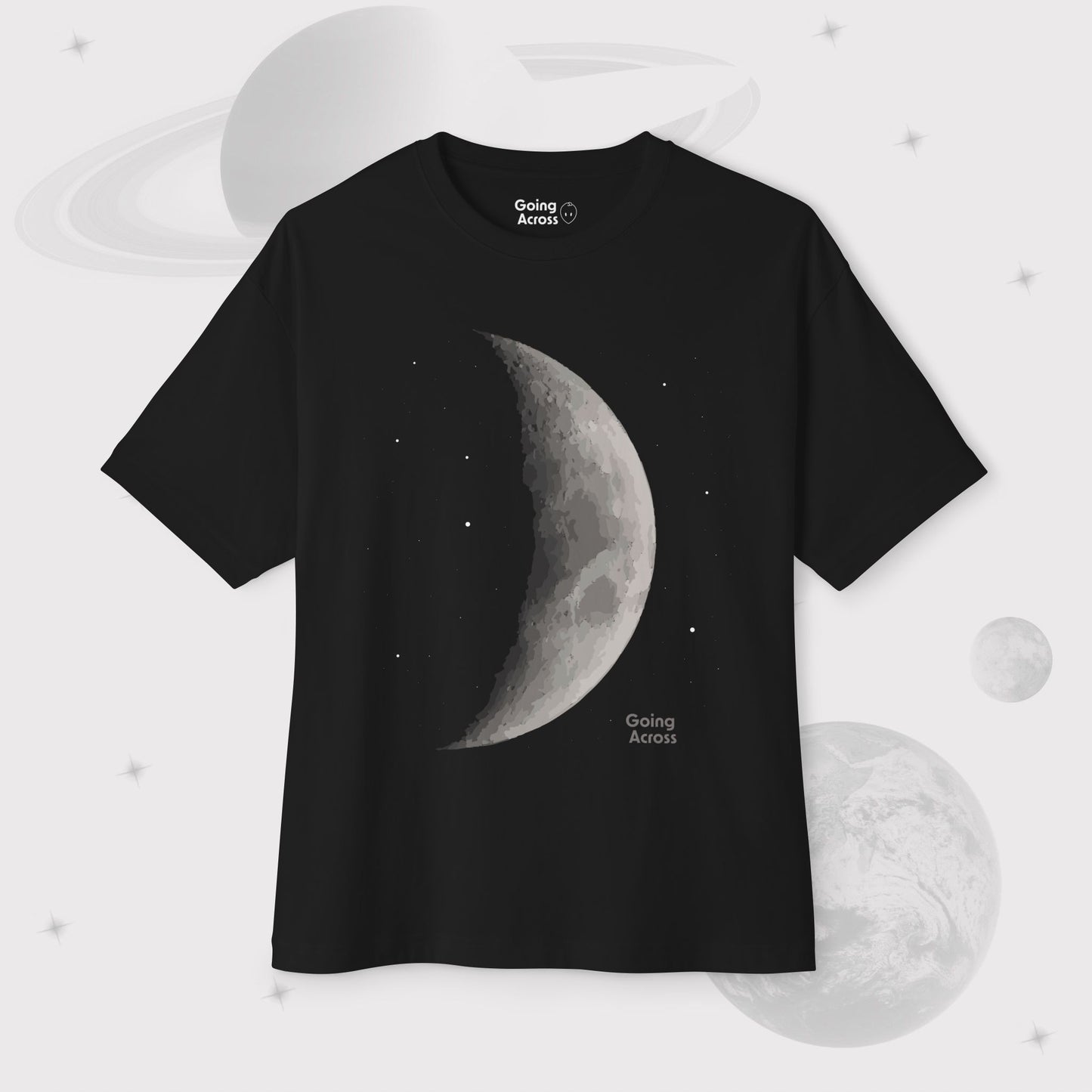 Crescent Moon Oversized T-Shirt