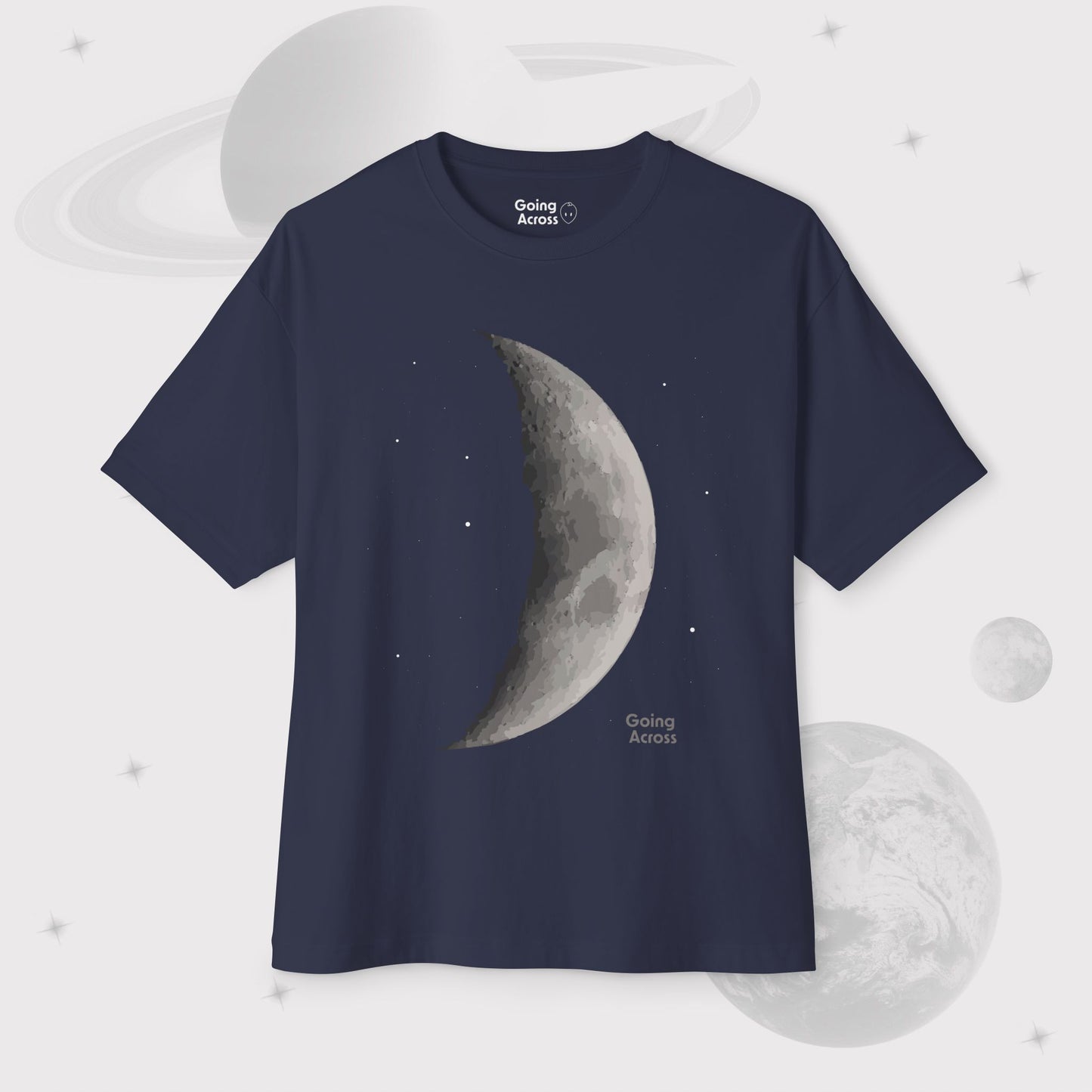 Crescent Moon Oversized T-Shirt