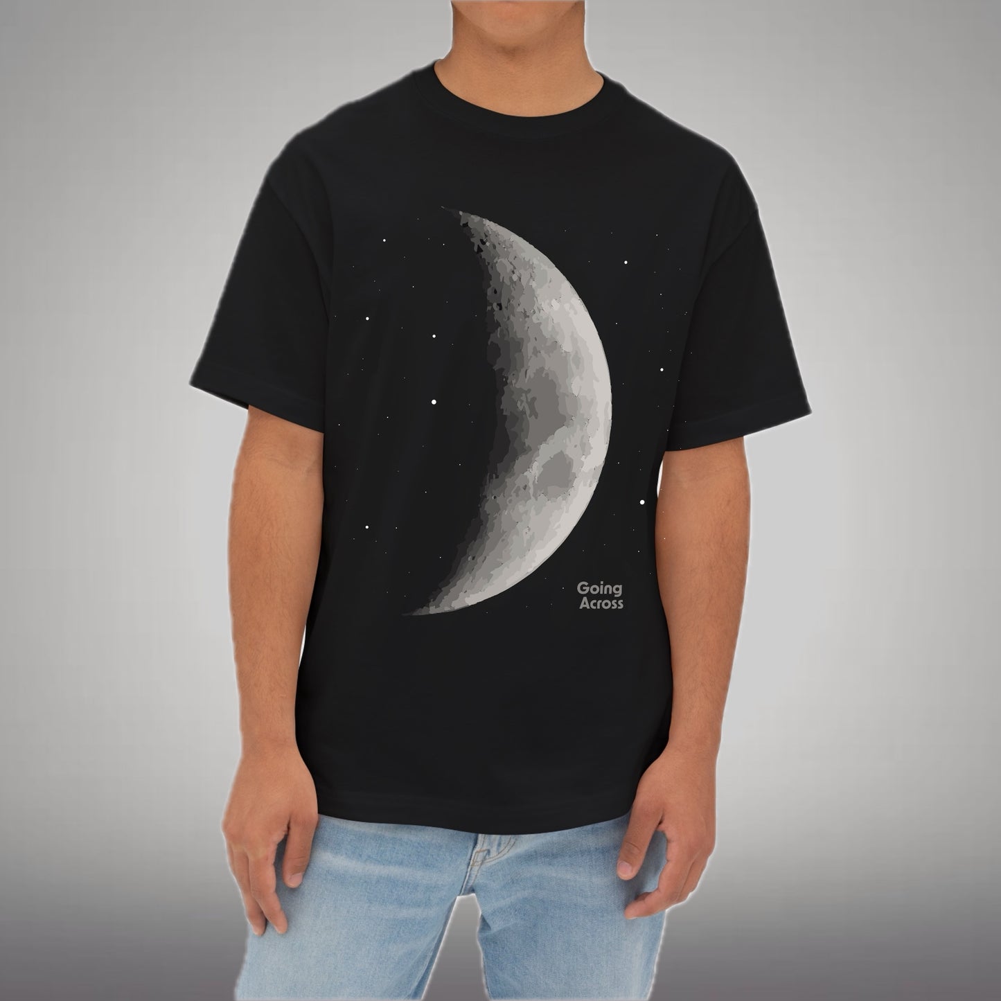 Crescent Moon Oversized T-Shirt