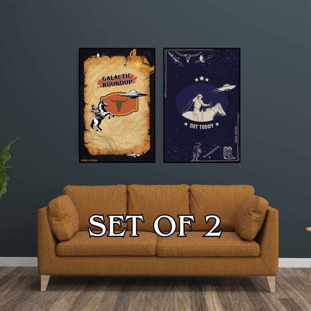 Pack of 2 | Planet Bruth Wall Posters