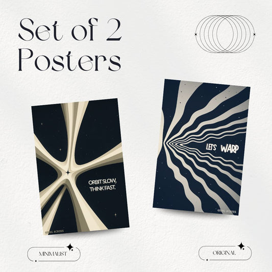 Pack of 2 | Planet Bruth Wall Posters