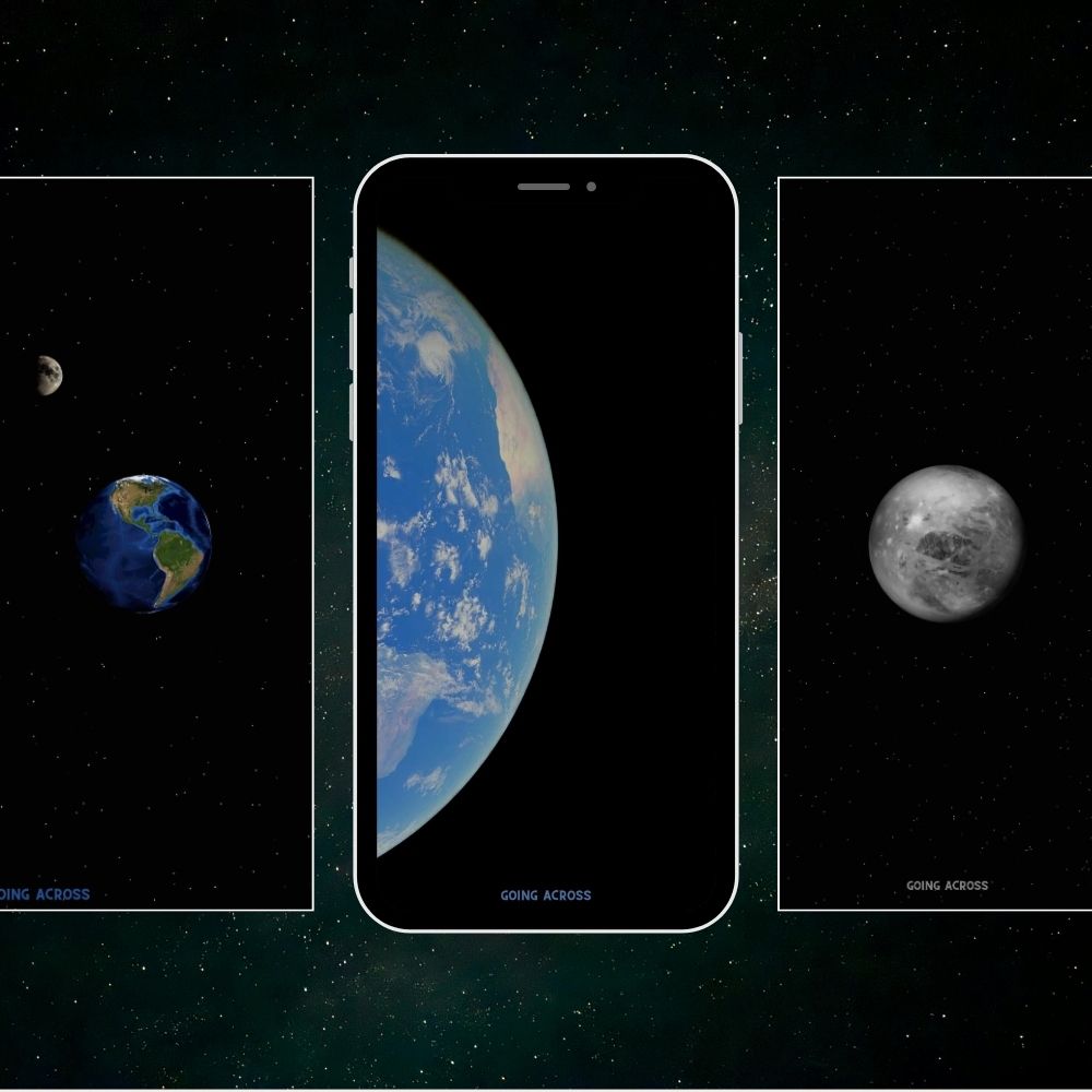 Pack of 24 | Space Minimalistic Phone Wallpaper